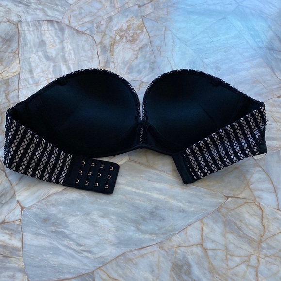 Victoria Secret Bombshell Add-2-Cups Push-Up Bra 32B Strapless Bra - Picture 3 of 9